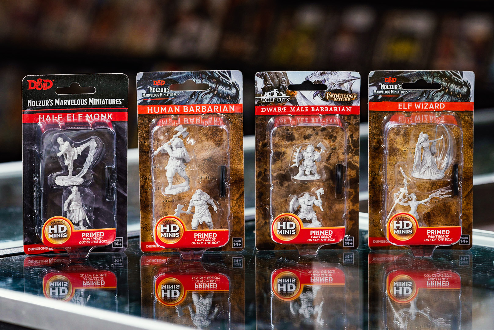 Ready set game D&D figurines.