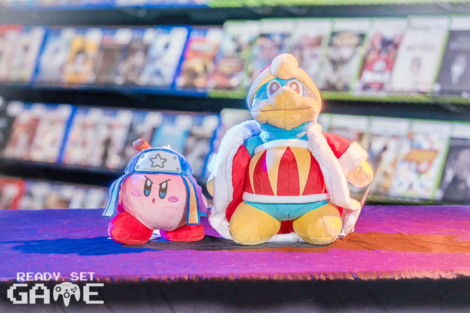 Ready set game video characters stuffed figurines